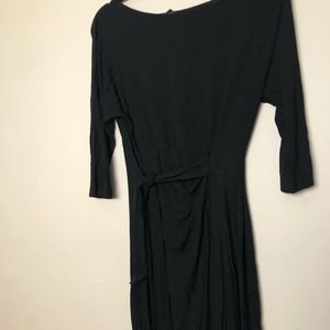 Ann Taylor Black Wrap Dress